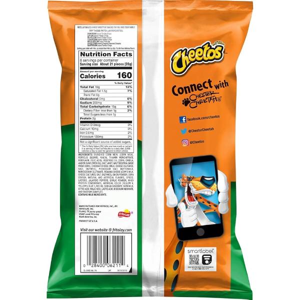 Cheddar Jalapeno Crunchy Cheetos - 226g