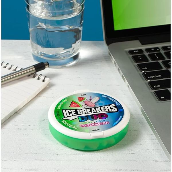 Ice Breakers Sours Duo Watermelon Sugar Free Mints - 36g
