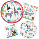 Load image into Gallery viewer, 4 Pack 3D Party Animals Centrepiece With Honeycomb
