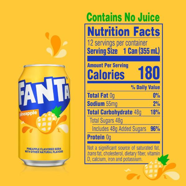 Fanta Soda can - 355ml