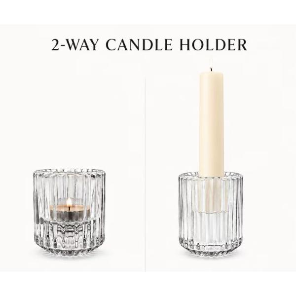Two Way Tealight Holder - 6cm