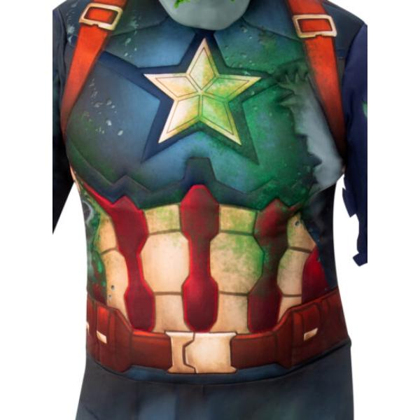 Deluxe Captain America Zombie Teen Costume