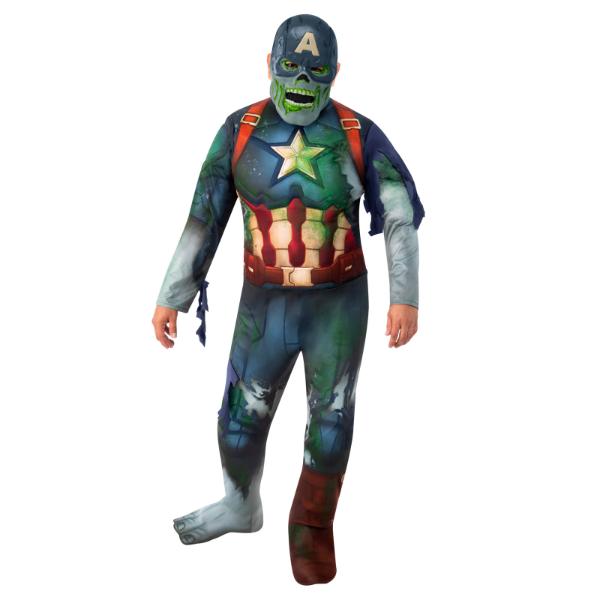 Deluxe Captain America Zombie Teen Costume