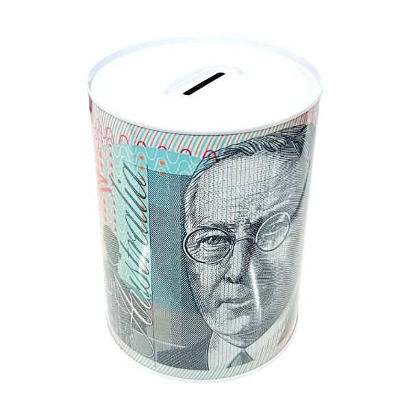 Medium Australia Dollar Money Tin - 12cm x 16cm