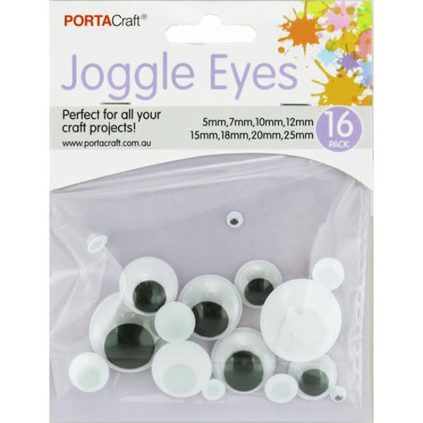 16 Piece Joggle Eyes