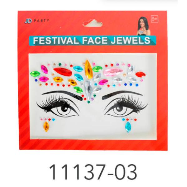 Rainbow Tiara Face Diamantes