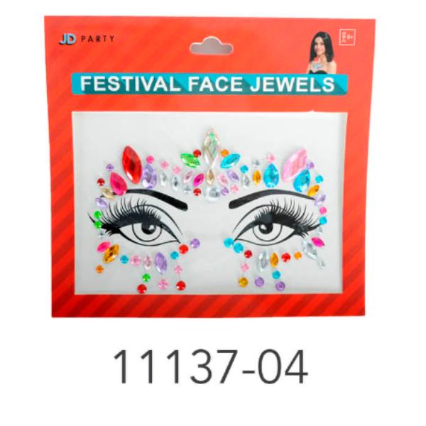 Rainbow Mask Face Diamantes