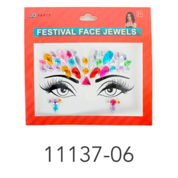 Rainbow Headband Face Diamantes