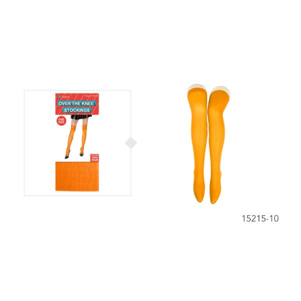 Orange Over Knee Stockings