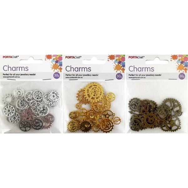 Gears & Cogs Charm Pack - Assorted