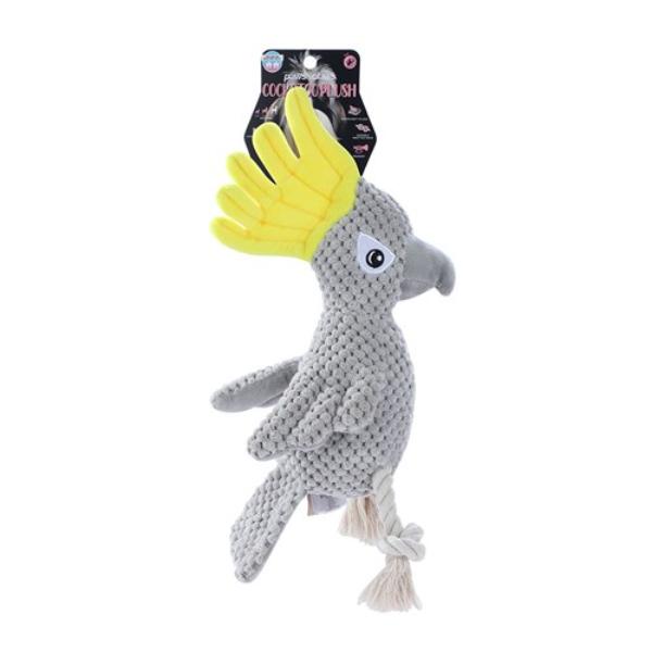 Cockatoo Plush Dog Toy