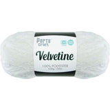 Load image into Gallery viewer, Bright White Velvetine Polyester Yarn 100g - 10ply
