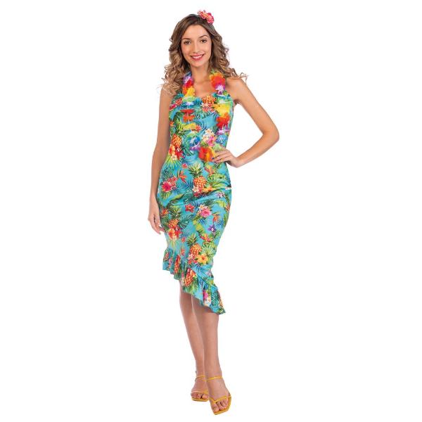 Blue Hawaii Dress Womens Costume - Size 10 - 12