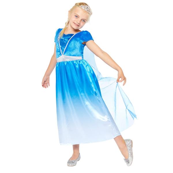 Princess Ice Costume - 6 - 8 Years