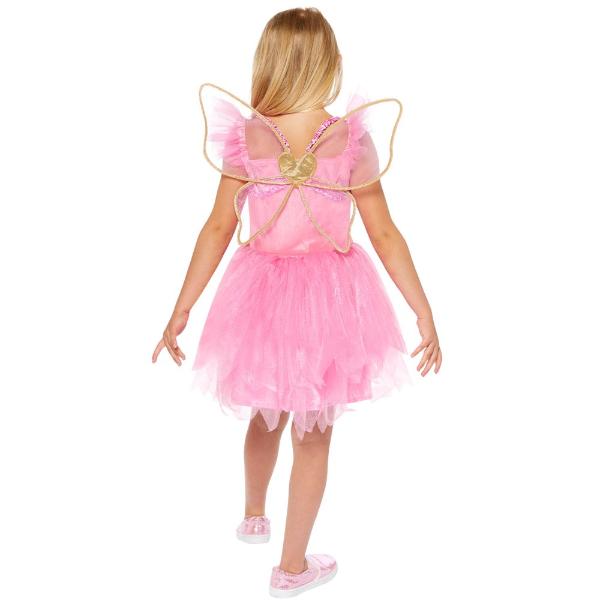 Pink Fairy Girls Costume - 6 - 8 Years