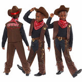 Load image into Gallery viewer, Western Cowboy Kids Costume - 3 - 4 Years
