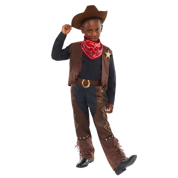 Western Cowboy Kids Costume - 3 - 4 Years