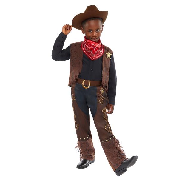 Western Cowboy Kids Costume - 6 - 8 Years