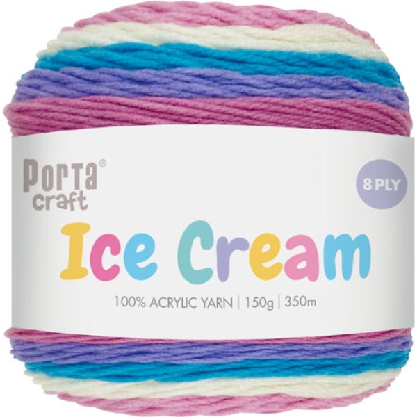Pastel Dreams Ice Cream Yarn 150g - 8 Ply