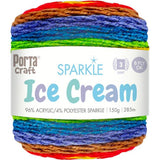 Load image into Gallery viewer, Carnival Sparkle Ice Cream Yarn 150g - 8 Ply
