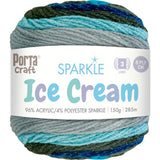 Load image into Gallery viewer, Genie Sparkle Ice Cream Yarn 150g - 8 Ply

