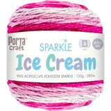 Load image into Gallery viewer, Pink Panther Sparkle Ice Cream Yarn 150g - 8 Ply
