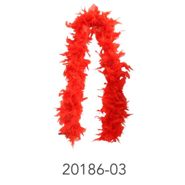 Red Feather Boa