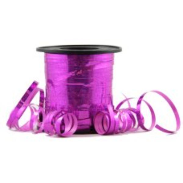 Fuchsia Holographic Curling Ribbon - 225m