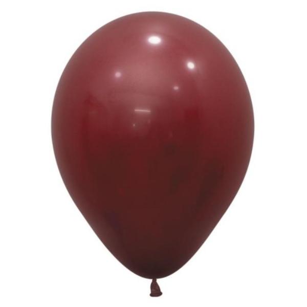 100 Pack Fashion Merlot Balloons - 30cm