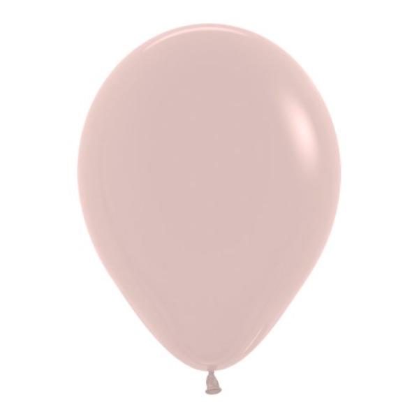 100 Pack Fashion Creamy Blush Balloons - 30cm