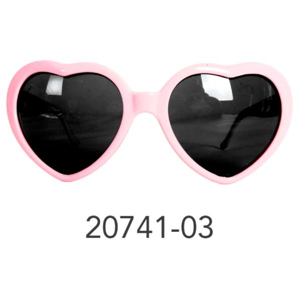 Light Pink Heart Party Glasses