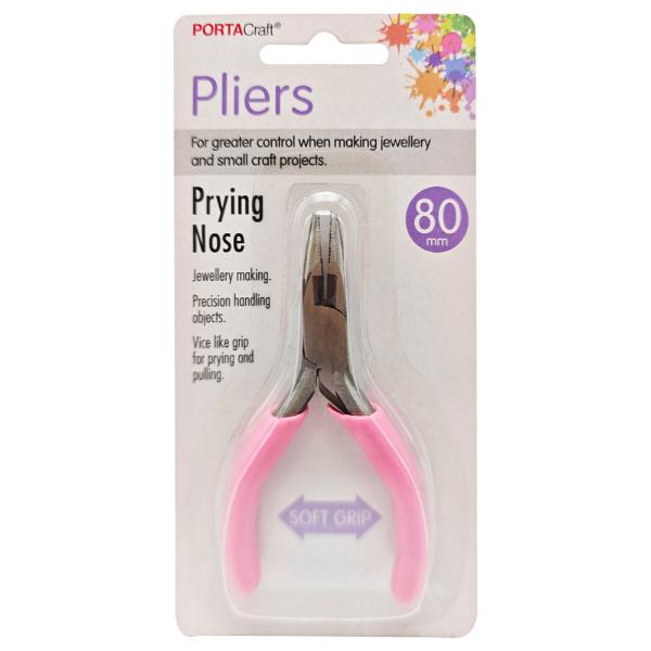Serrated Prying Nose Pliers - 80mm