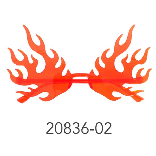 Red Flame Party Glasses
