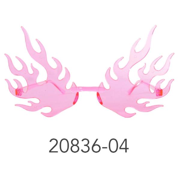 Pink Flame Party Glasses
