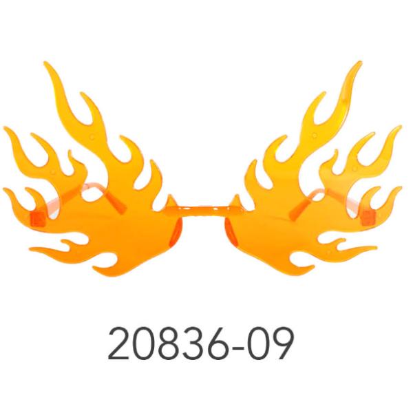 Orange Flame Party Glasses