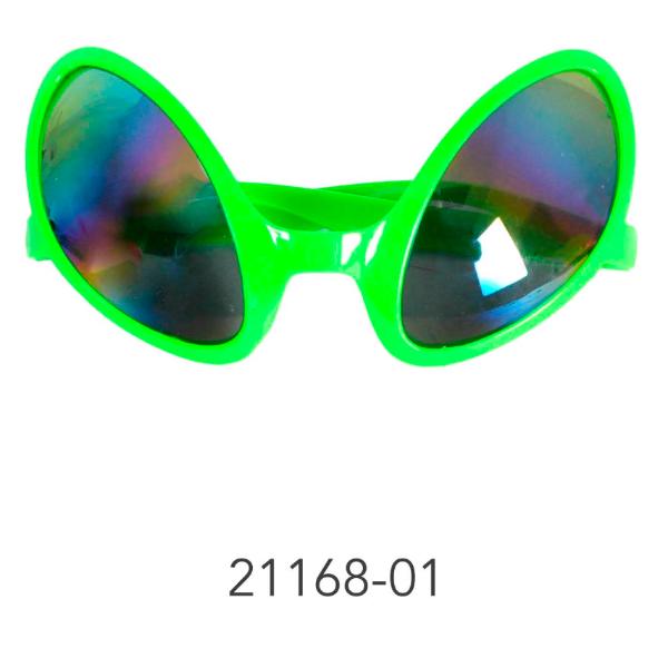 Green Alien Party Glasses