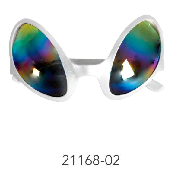 Silver Alien Party Glasses