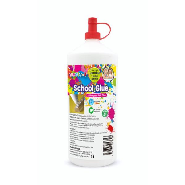 Jumbo PVA School Glue - 1L