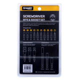 Load image into Gallery viewer, Driver Bit and Socket Adaptors 16pc Set (Includes 10 bits, 6 connectors)
