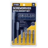 Load image into Gallery viewer, Driver Bit and Socket Adaptors 16pc Set (Includes 10 bits, 6 connectors)
