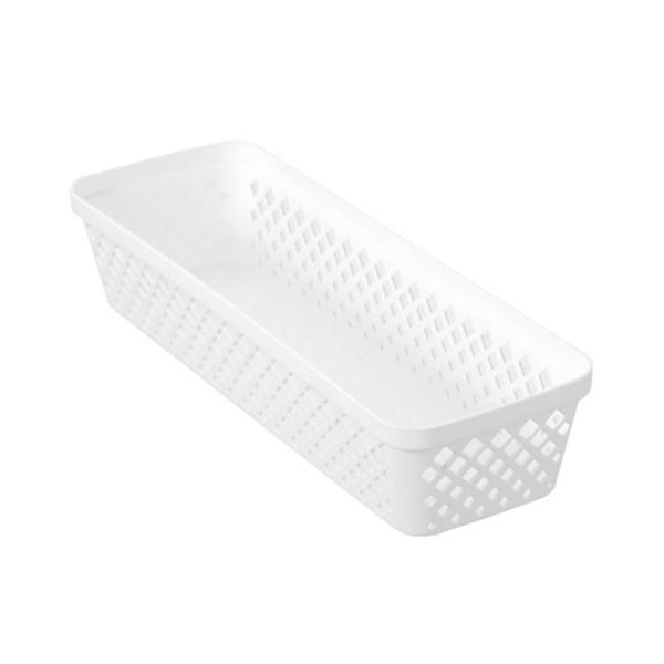 White Diamond Organiser Tray - 33x11x6.5cm