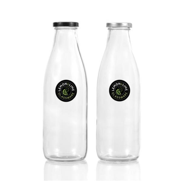 Glass Milk Bottle - 1L