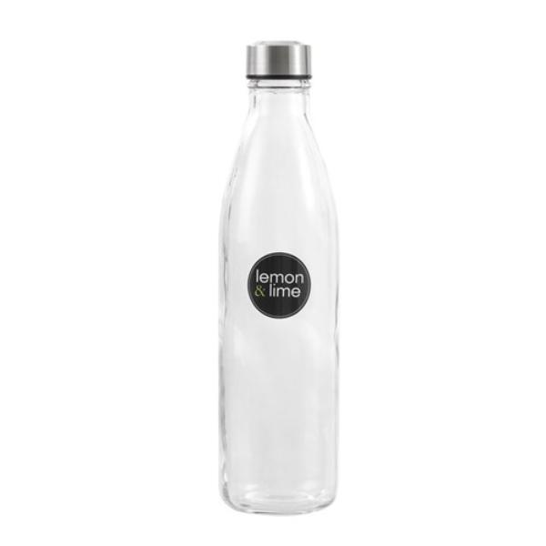Screw Top Glass Water Bottle - 1L