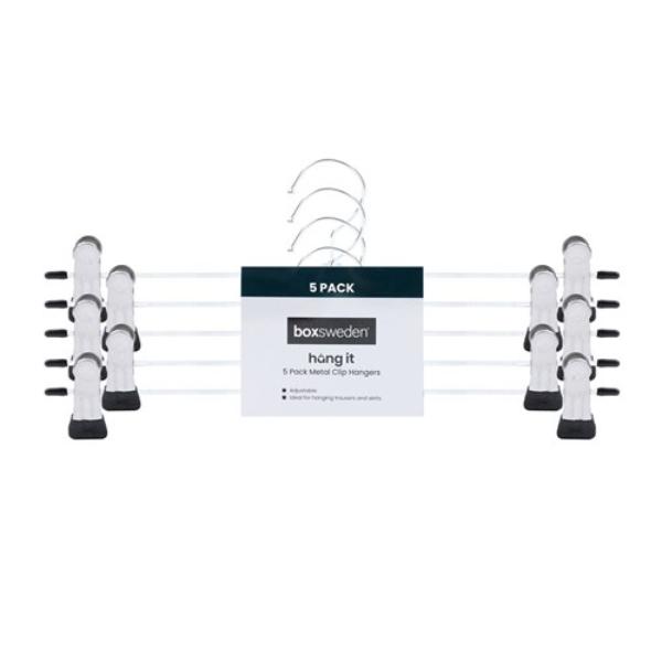 5 Pack Metal Clip Hangers