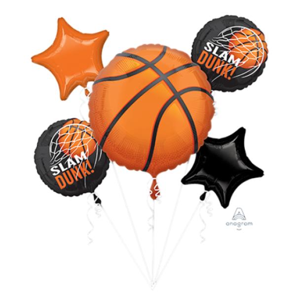 Slam Dunk Basketball Balloon Bouquet