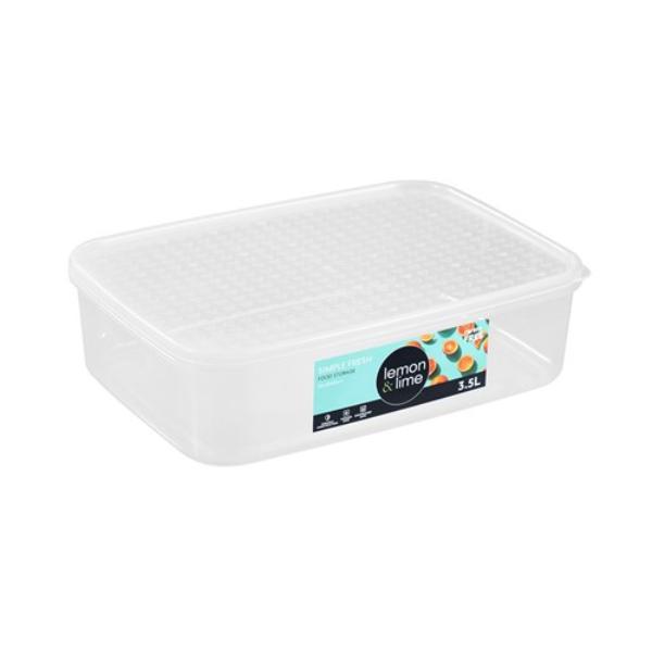 3.5L Simple Fresh Food Container - 28x20x8cm