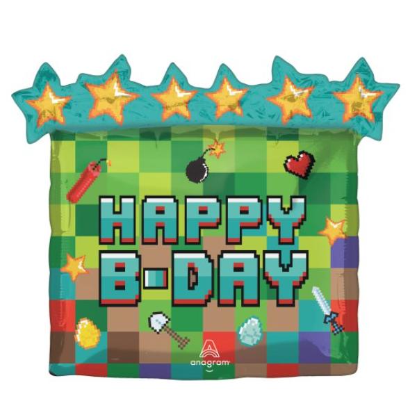 TNT Happy Birthday Supershape Balloon - 63cm