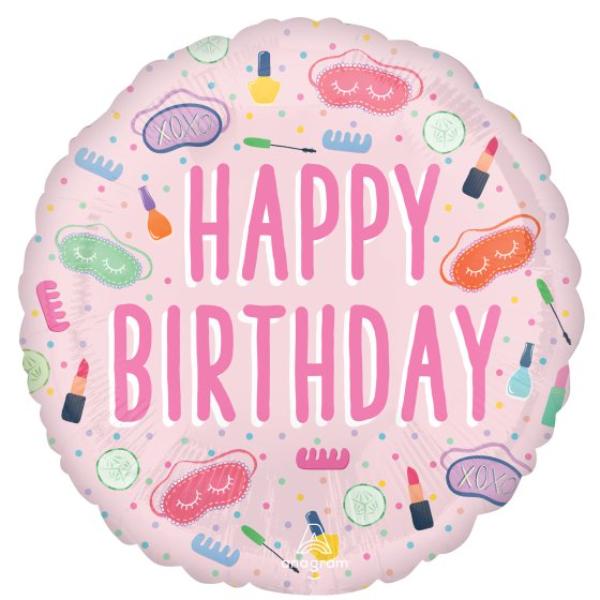 Spa Party Birthday Balloon - 45cm