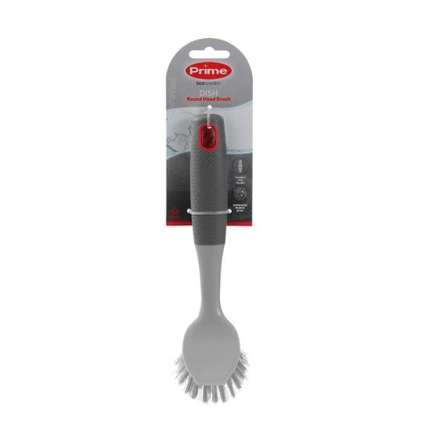Soft Grip Round Head Dish Brush - 23.5cm