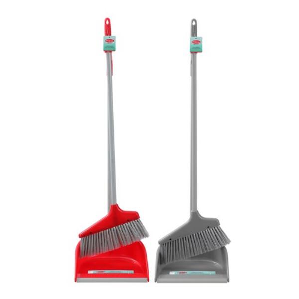 Standing Dustpan & Brush - Assorted